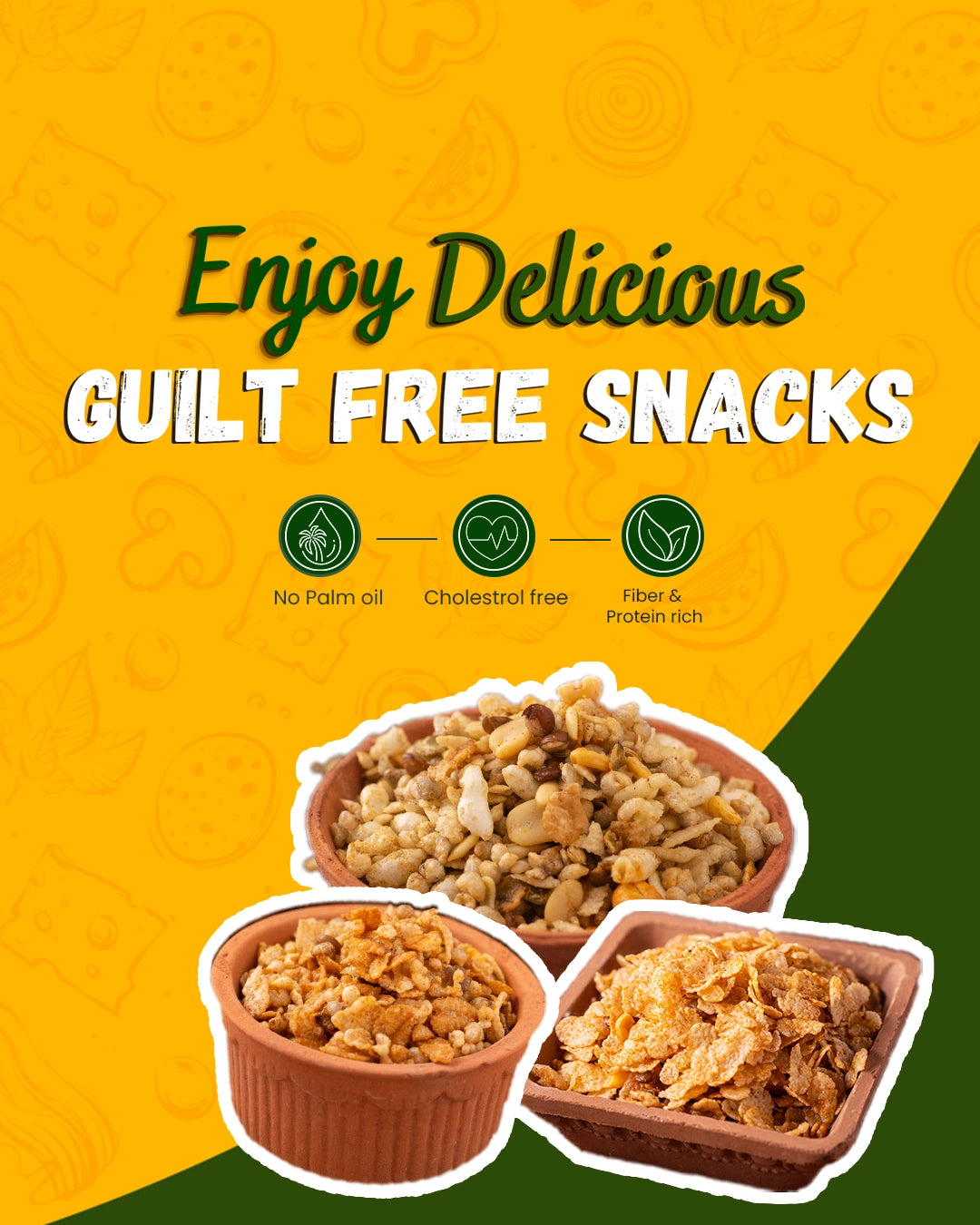 Guilt free snacks - PRags Salty